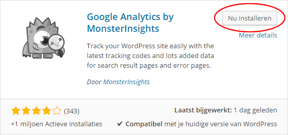 google analytics monsterinsights