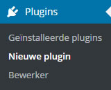 Wordpress plugin installeren