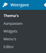 Wordpress thema installeren